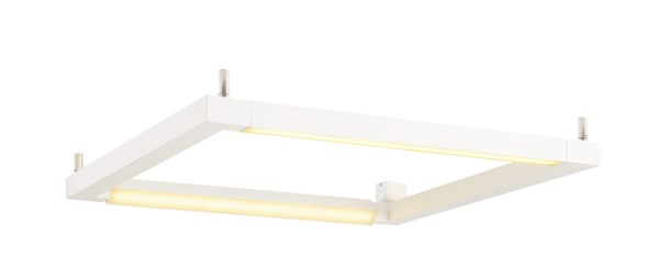 OPEN GRILL, Wand- und Deckenleuchte, zweiflammig, LED, 3000K, eckig, weiß,  8x7,5W