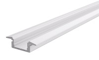 Reprofil Profil, T-Profil flach ET-01-08, Aluminium, Weiß-matt, 1000mm Reprofil Profil, T-Profil flach ET-01-08, Aluminium, Weiß-matt, 1000mm