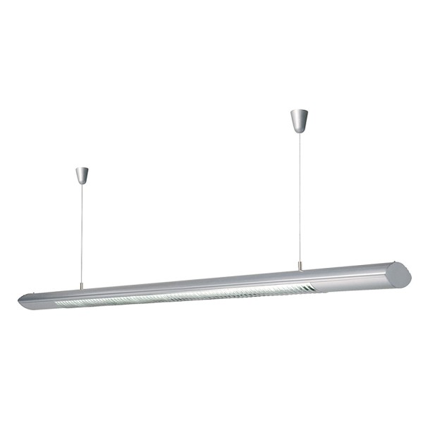 HANG UP Rasterleuchte, alu eloxiert, 2xT8 36W