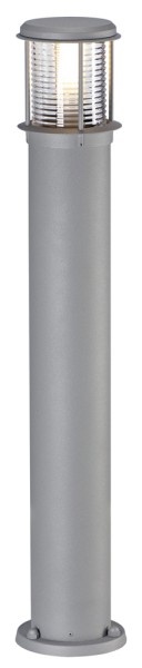 OTOS GLAS, Outdoor Standleuchte, TC-TSE, IP43, silbergrau, max. 15W