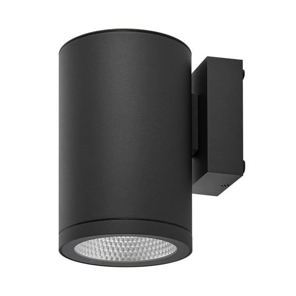 Deko-Light Wandaufbauleuchte, ShoreLine Pro Round, 20 W, DIM, 3000/4000 K, Dunkelgrau, Aluminium