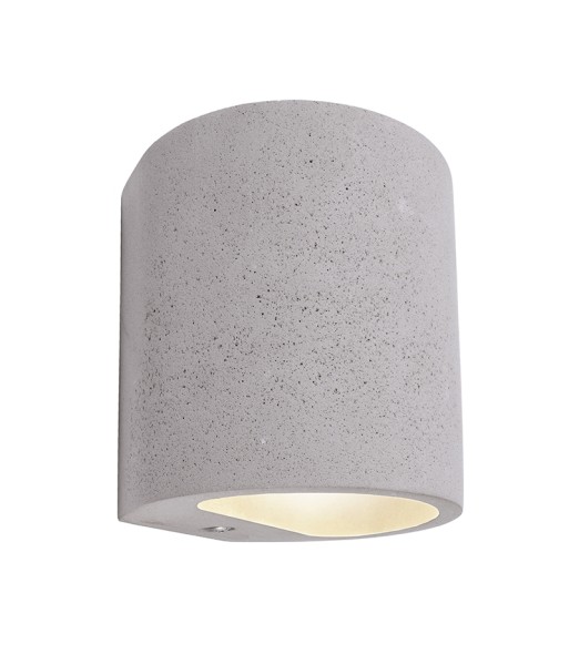 Deko-Light Wandaufbauleuchte, Sabik, Beton, grau, 25W, 230V, 110x105mm