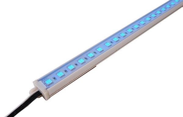 KapegoLED LED Bar / Tube, 5050 SMD RGB, Aluminium, Silber, RGB, 120°, 11W, 24V, 600mm