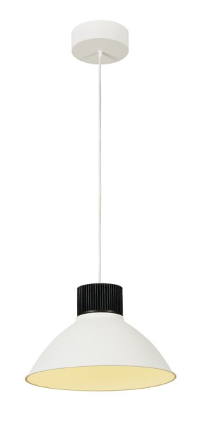 PENTULI, Pendelleuchte, LED, 3000K, weiß, Ø 38 cm, Rosette weiß, 43W