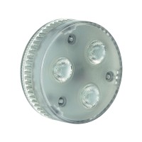 GX53 LED Leuchtmittel, 3x1,4W, blaue LED, 35° Abstrahlwinkel GX53 LED Leuchtmittel, 3x1,4W, blaue LED, 35° Abstrahlwinkel