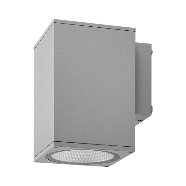 Deko-Light Wandaufbauleuchte, ShoreLine Pro Square, 33 W, DIM, 3000/4000 K, Hellgrau, Aluminium
