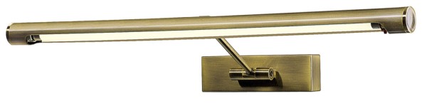 BILDERLEUCHTE, Wandleuchte, T16, messing, Energiesparleuchte, max. 13 W