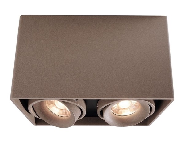 Kapego Deckenaufbauleuchte, Mona II, exklusive Leuchtmittel, spannungskonstant, 220-240V AC/50-60Hz