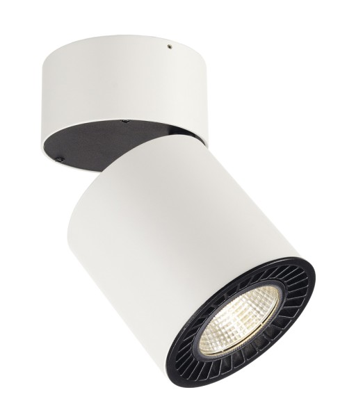 SUPROS, Deckenleuchte, LED, 3000K, rund, weiß,  4000lm, 60° Reflektor, 33,5W