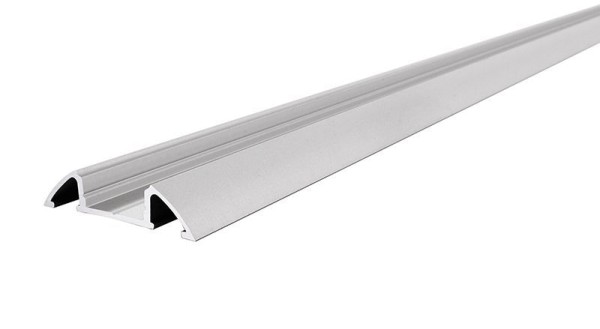 Reprofil Profil, Unterbau-Profil flach AM-01-10, Aluminium, Silber-matt eloxiert, 1000mm