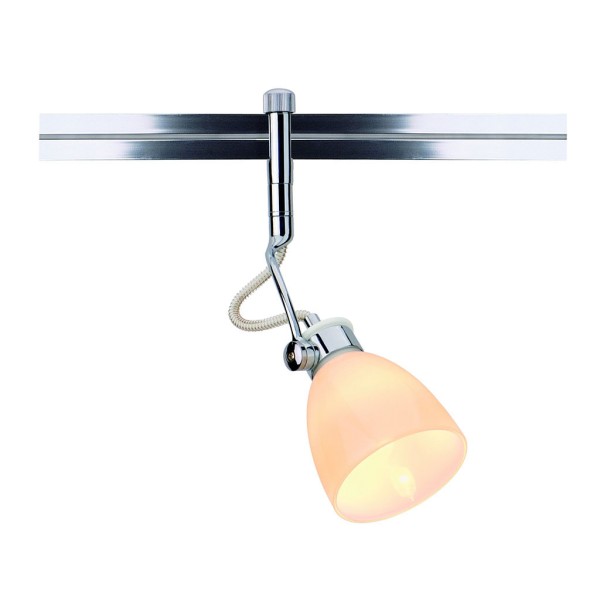 NONDRI Lampenkopf für LINUX LIGHT, chrom/weiss, G6,35, max. 50W