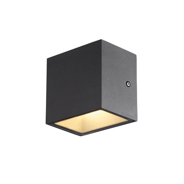 SITRA S WL SINGLE, LED Outdoor Wandaufbauleuchte, anthrazit,  CCT switch 3000/4000K