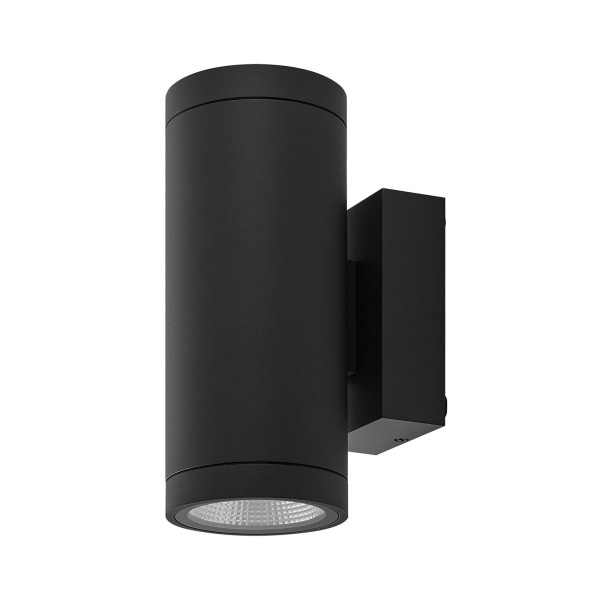 Deko-Light Wandaufbauleuchte, ShoreLine Pro Round Up+Down, 20 W, DIM, 3000/4000 K, Dunkelgrau, 230V