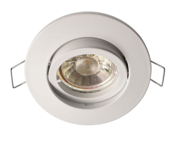 Deko-Light Deckeneinbauring, Alioth 2 rund, Aluminium Druckguss, Signalweiß RAL 9003, 35W, 12V