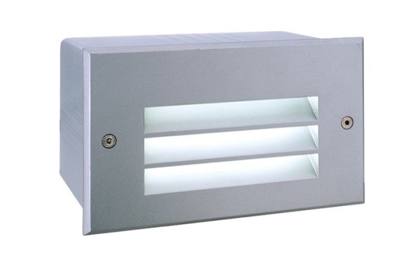 KapegoLED Wandeinbauleuchte, Side V LED CW, inklusive Leuchtmittel, symmetrisch, Kaltweiß, 1,70 W