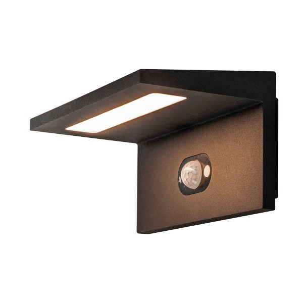 ANGOLUX SOLAR WL LED Outdoor Wandaufbauleuchte anthrazit 3000K