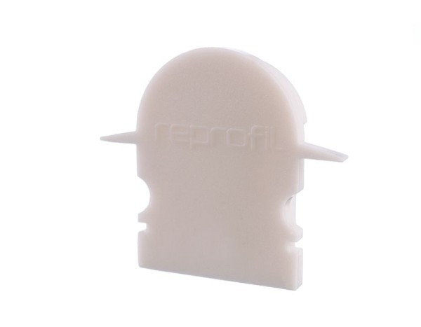 Reprofil Profil Zubehör, Endkappe R-ET-02-12 Set 2 Stk, Kunststoff, Weiß, 27x6mm