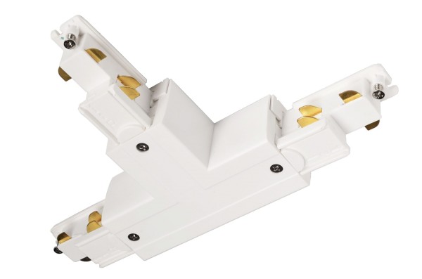 Deko-Light 3-Phasen Schienensystem, D Line DALI T-Verbinder rechts-rechts-links mit Wechselm., weiß
