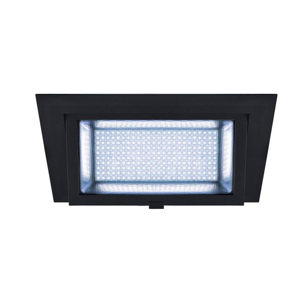 ALAMEA, Deckeneinbauleuchte, LED, 4000K, schwarz, 45W