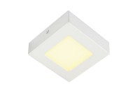 SENSER 6, Wand- und Deckenleuchte, LED, 3000K, eckig, weiß, 6W SENSER 6, Wand- und Deckenleuchte, LED, 3000K, eckig, weiß, 6W