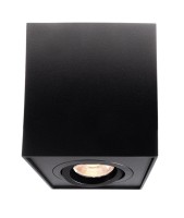 Deko-Light Deckenaufbauleuchte, Dato, Aluminium, schwarz, 50W, 230V, 96x96mm Deko-Light Deckenaufbauleuchte, Dato, Aluminium, schwarz, 50W, 230V, 96x96mm