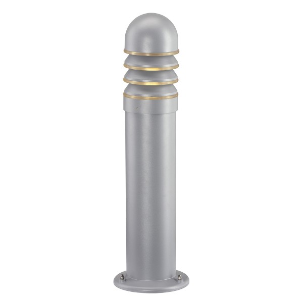 NEW POL, Outdoor Standleuchte, TC-(D,H,T,Q)SE, IP54, silbergrau, max. 25W