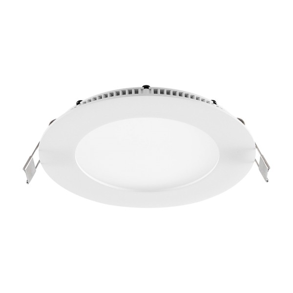 Deko-Light Downlight, Anik Round 130, 9 W, DIM, 2700 K, Weiß, Aluminium/Stahl/PMMA, Warmweiß (WW)