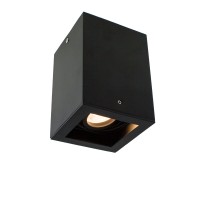 Deckenleuchte SQUARE-ONE für GU10 Sockel, eckig, schwarz Deckenleuchte SQUARE-ONE für GU10 Sockel, eckig, schwarz