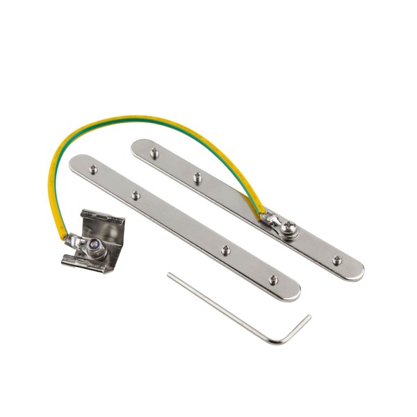 Deko-Light Profil Zubehör, Combo Beton Verbinder u. Absturzsicherung für Betoneinbauprofil, Stahl