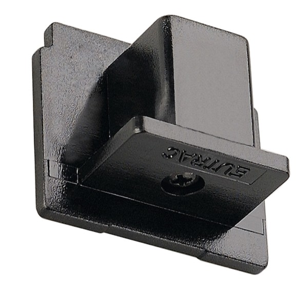 ENDKAPPE, für EUTRAC Hochvolt 3Phasen-Aufbauschiene, schwarz