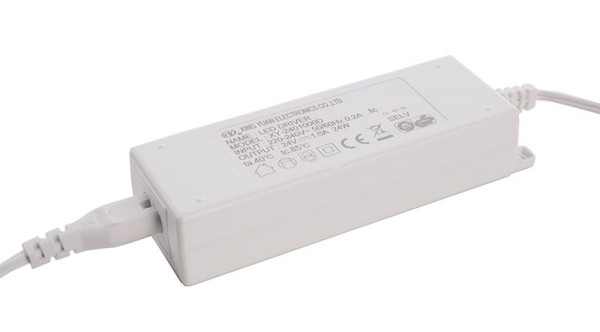 Deko-Light Netzgerät, Netzteil für Mia, Kunststoff, Weiß, 24W, 24V, 1000mA, 145x44mm