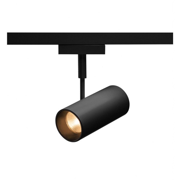 REVILO, Strahler für SLV D-TRACK Hochvolt-Stromschiene 2Phasen, LED, 3000K, schwarz, 15°