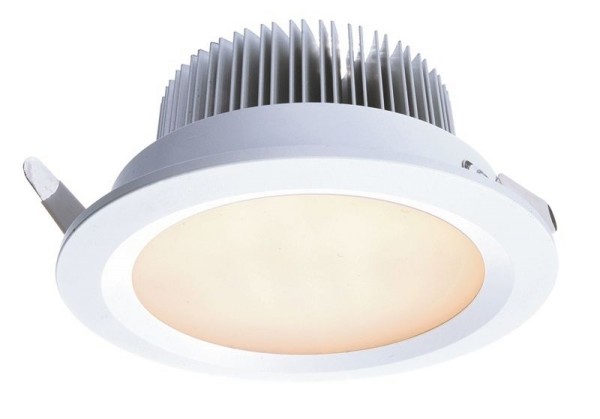 Deko-Light Deckeneinbauleuchte, Aluminium Druckguss, weiß, Warmweiß, 110°, 6W, 16-18V, 350mA