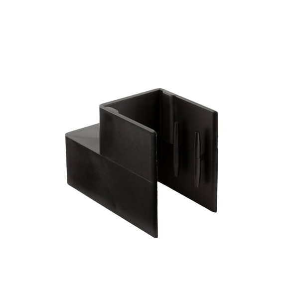 Deko-Light Profil Zubehör, Combo Beton Verbindungsstück Montageprofil - Trafoprofil, schwarz, ABS
