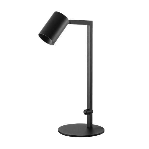 Deko-Light Tischleuchte, Can Tilt, 1x 7,5 W GU10, Schwarz, Aluminium, Schwarz, 7W, 230V