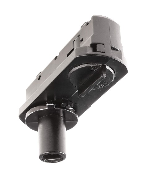 Deko-Light 1-Phasen Schienensystem, D One 1-Phasen Adapter für Leuchtenmontage, schwarz, 230V, 6A