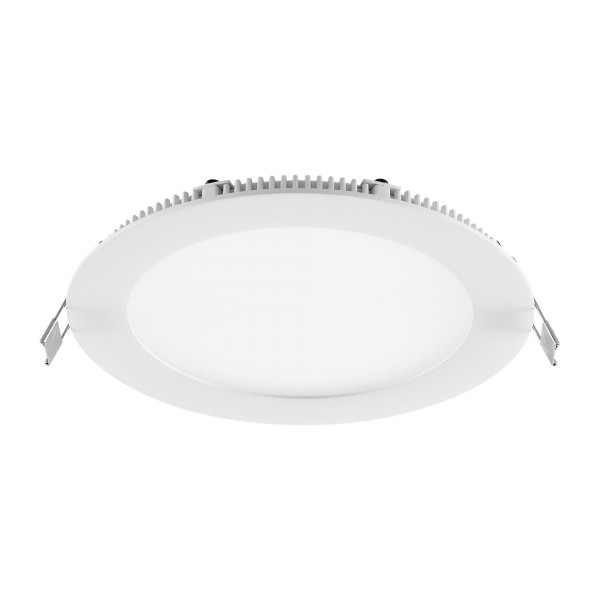 Deko-Light Downlight, Anik Round 165, 12 W, DIM, 4000 K, Weiß, Aluminium/Stahl/PMMA, 120°, 32-37V