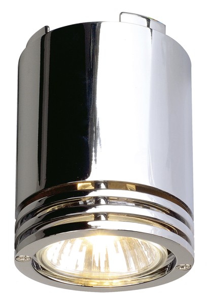 BARRO, Deckenleuchte, QPAR51, IP21, rund, chrom, max. 50W
