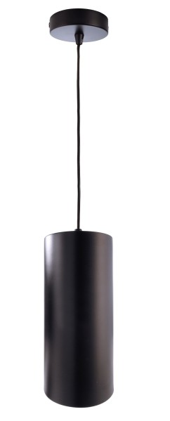 Deko-Light Pendelleuchte, Barrel, Metall, schwarz, 40W, 230V, 250mm