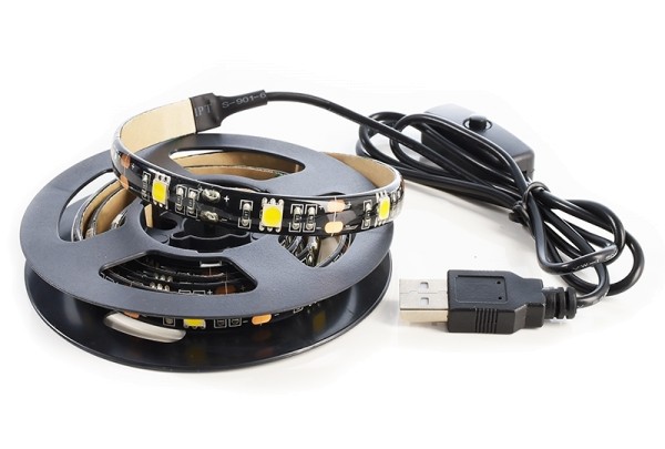 KapegoLED LED Mixit Set, USB TV 5050-27-3300K-0,9m, Warmweiß, 5V DC, EEI: B, IP20