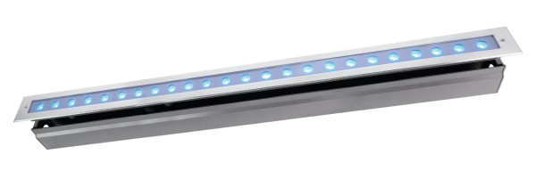 Deko-Light Bodeneinbauleuchte, Line VI RGB, Edelstahl, silberfarben, RGB, 30°, 42W, 24V, 1025mm