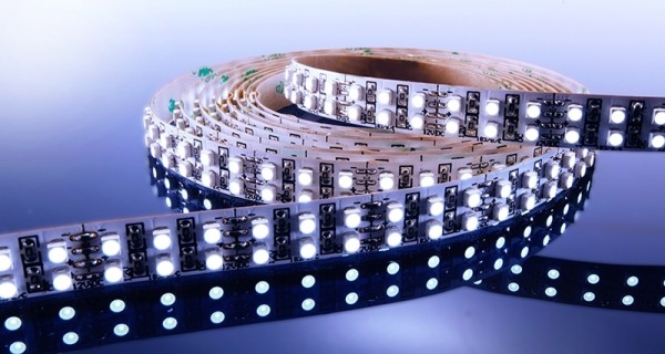 Flexibler LED Stripe, 3528, SMD, Kaltweiß, 12V DC, 57,60 W