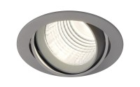 NEW TRIA DLMI, Einbauleuchte, LED, 4000K, rund, silbergrau, 60°, schwenkbar, inkl. Clipfedern NEW TRIA DLMI, Einbauleuchte, LED, 4000K, rund, silbergrau, 60°, schwenkbar, inkl. Clipfedern
