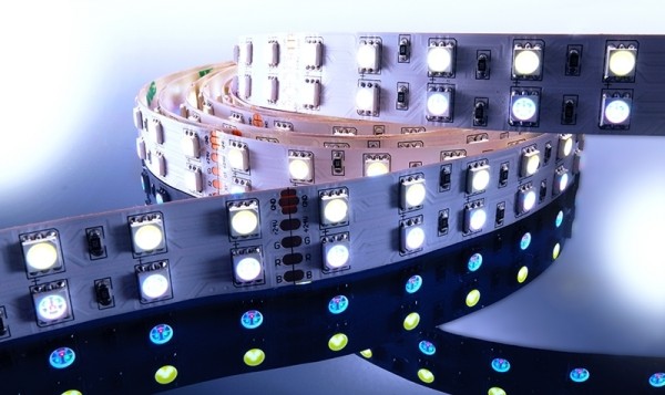Flexibler LED Stripe IP 20, 24V, 3 m, RGB/Warmweiß, 120 LED