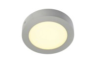 SENSER 10, Wand- und Deckenleuchte, LED, 3000K, rund, silbergrau, 10W SENSER 10, Wand- und Deckenleuchte, LED, 3000K, rund, silbergrau, 10W