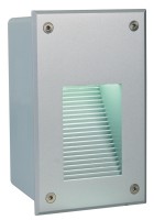 Wandeinbauleuchte LED Side 1 silber LED kaltweiß Wandeinbauleuchte LED Side 1 silber LED kaltweiß