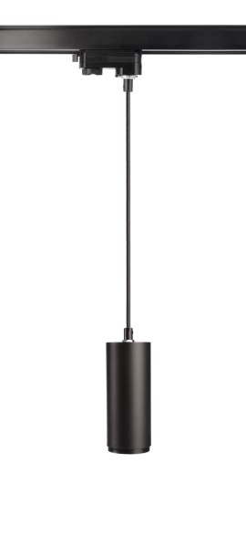 Deko-Light 3-Phasen-Pendelleuchte, Lucea 10, 10 W, 1800-2700 K, Schwarz, Aluminium, Schwarz, 36°
