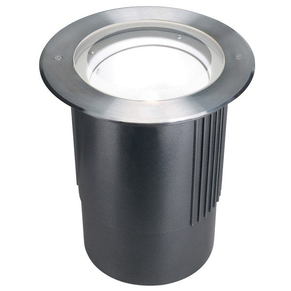 DASAR, Outdoor Bodeneinbauleuchte, HIT, IP67, rund, edelstahl 316, max. 150W