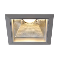 LED DOWNLIGHT PRO ST, eckig, silbergrau, für Fortimo LED Twistable Modul, max. 20W LED DOWNLIGHT PRO ST, eckig, silbergrau, für Fortimo LED Twistable Modul, max. 20W