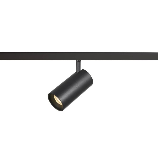 NUMINOS® S 48V TRACK DALI, Spot, schwarz / schwarz, 16W, 1030lm, 3000K, CRI90, 55°